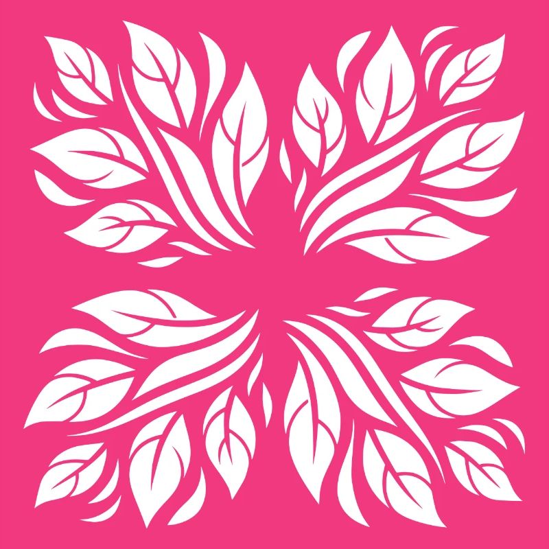 Leaves botanical pattern