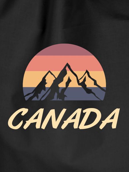 Canada mountains retro gift