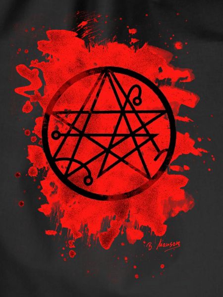 Necronomicon bleached - red