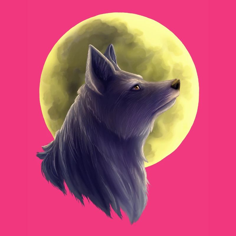 Wolf Gemälde