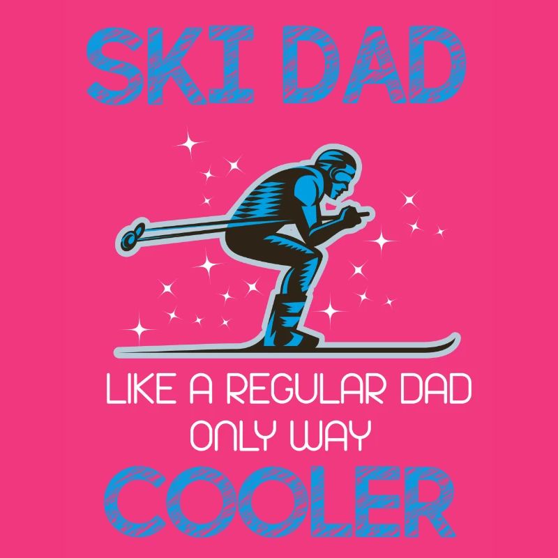 Ski Papa wie ein normaler Papa nur so cool