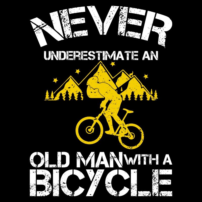 Never underestimate an old man with a bicycle