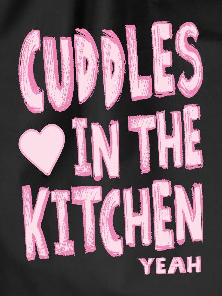 Cuddles in the kitchen