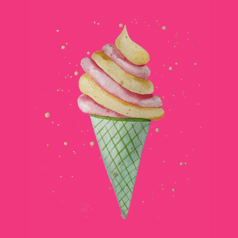 Softeis mit Sprinkles