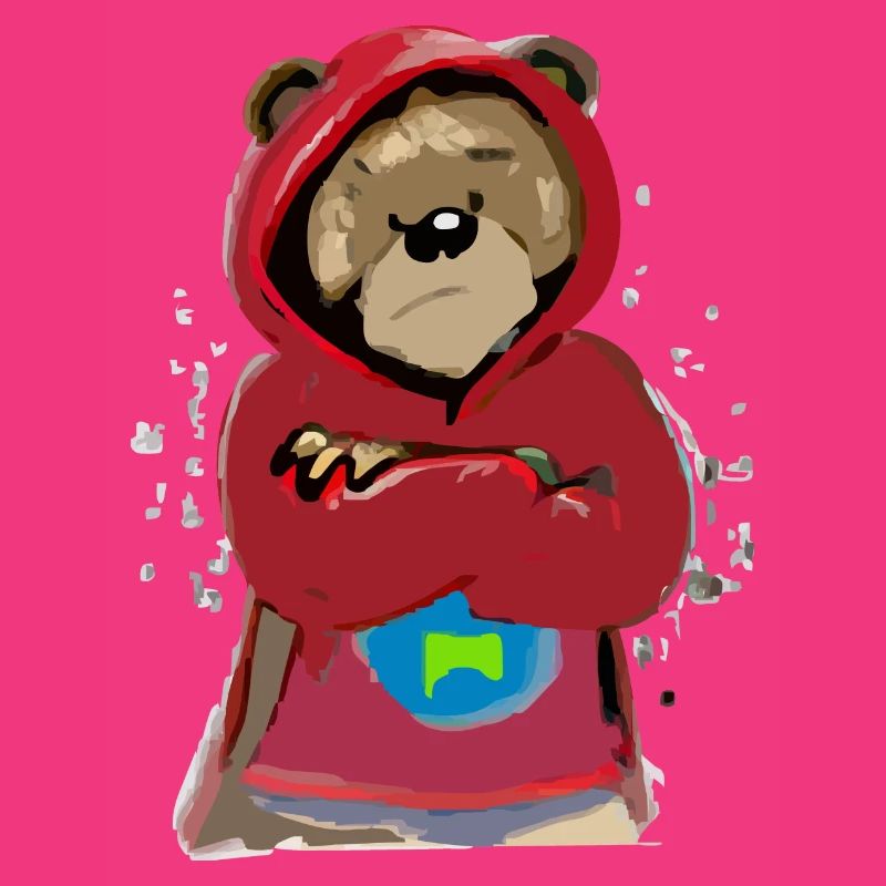 Bloo the grumpy bear