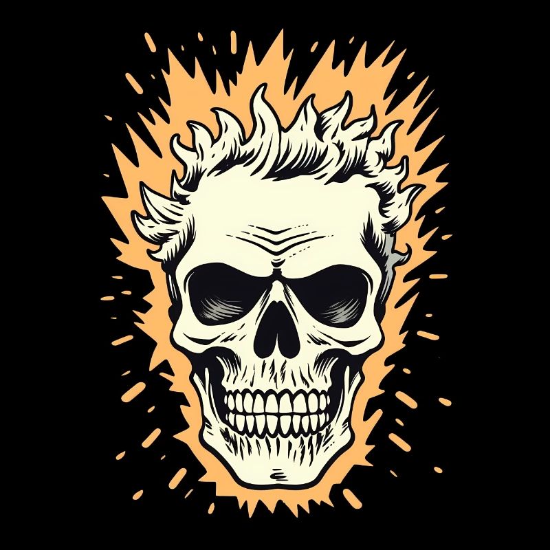 Flame Skull