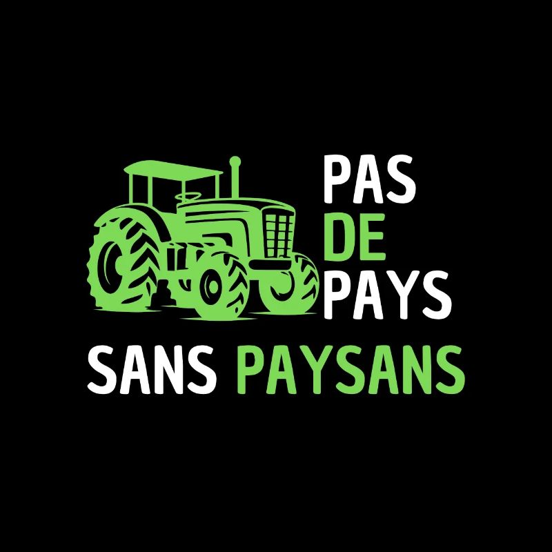 Pas De Pays Sans Paysans Jaune