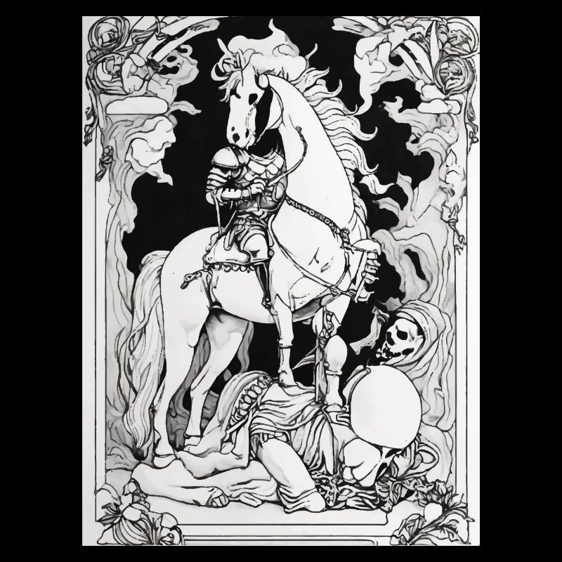 Der Tod auf einem Pferd