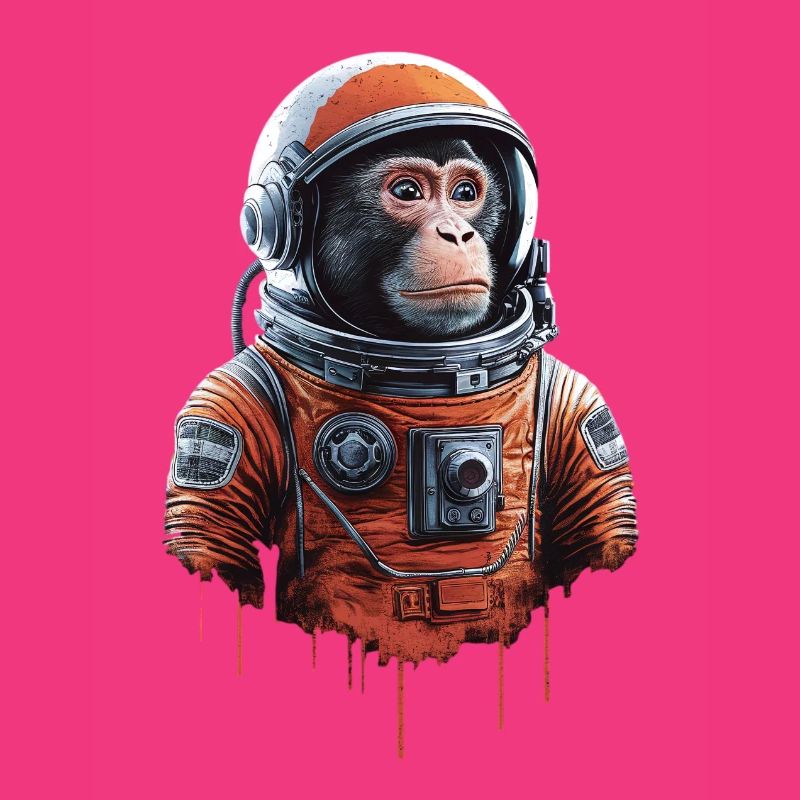 Aventure spatiale avec le singe astronaute
