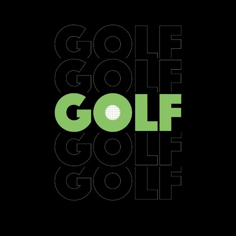 Design GOLF épuré pour golfeur ou golfeuse