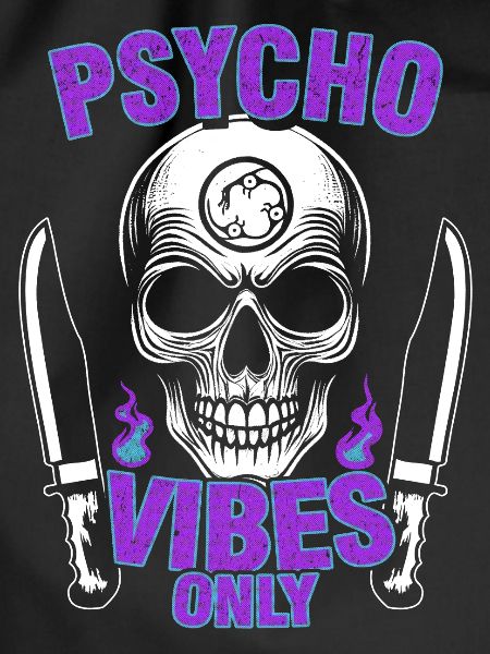 Psycho Vibes Schädel
