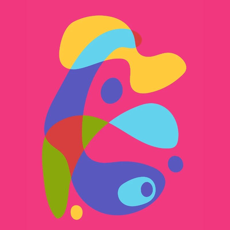 vintage abstract creature