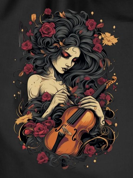 Woman violin
