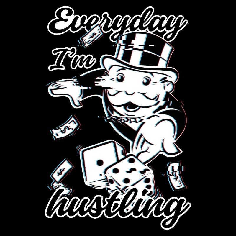 Monopoly Everyday I'm Hustling 3D Play Dice