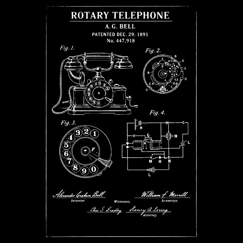 Plan de brevet pour téléphone à cadran