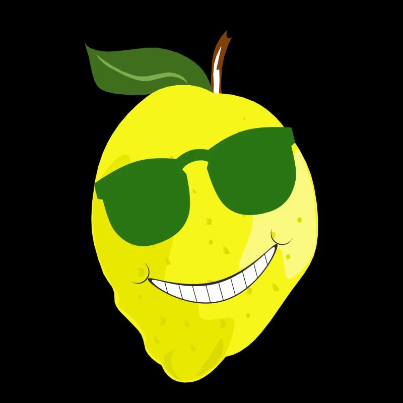 Zitrone glücklich