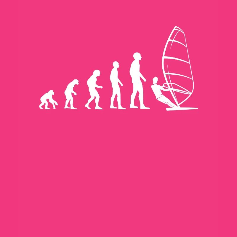 evolution windsurfing humor snowboarder man