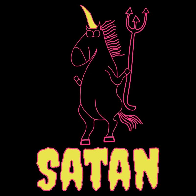 Böses Einhorn Satan unicorn