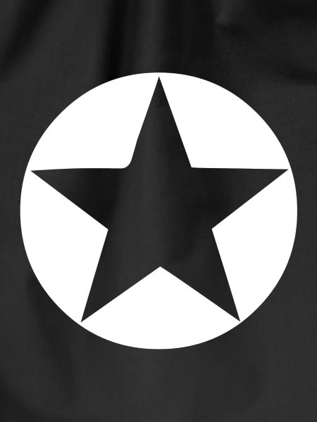 Circle star shape icon