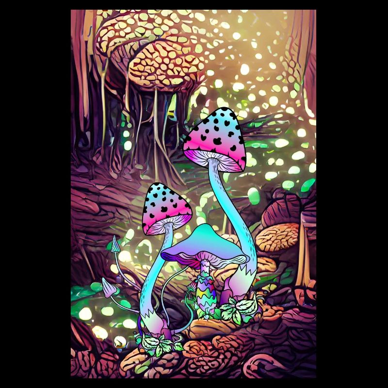 Magic Mushroom Landscape artwork