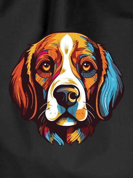 Beagle Dog Portrait