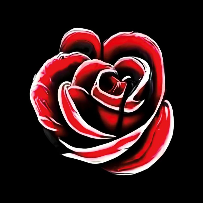 Rose Red Black