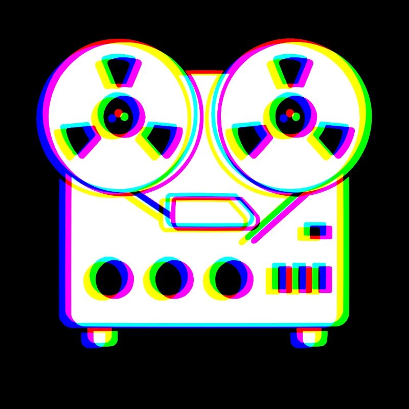 EDM Tricolor - Magnétophone - Glitch - Style rave