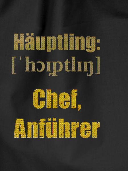 häuptling chef