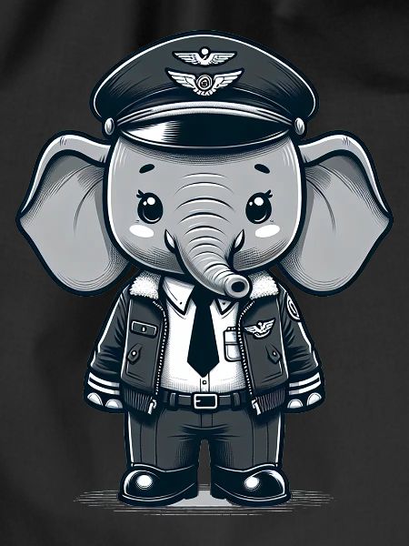 Cute Elephant Pilot