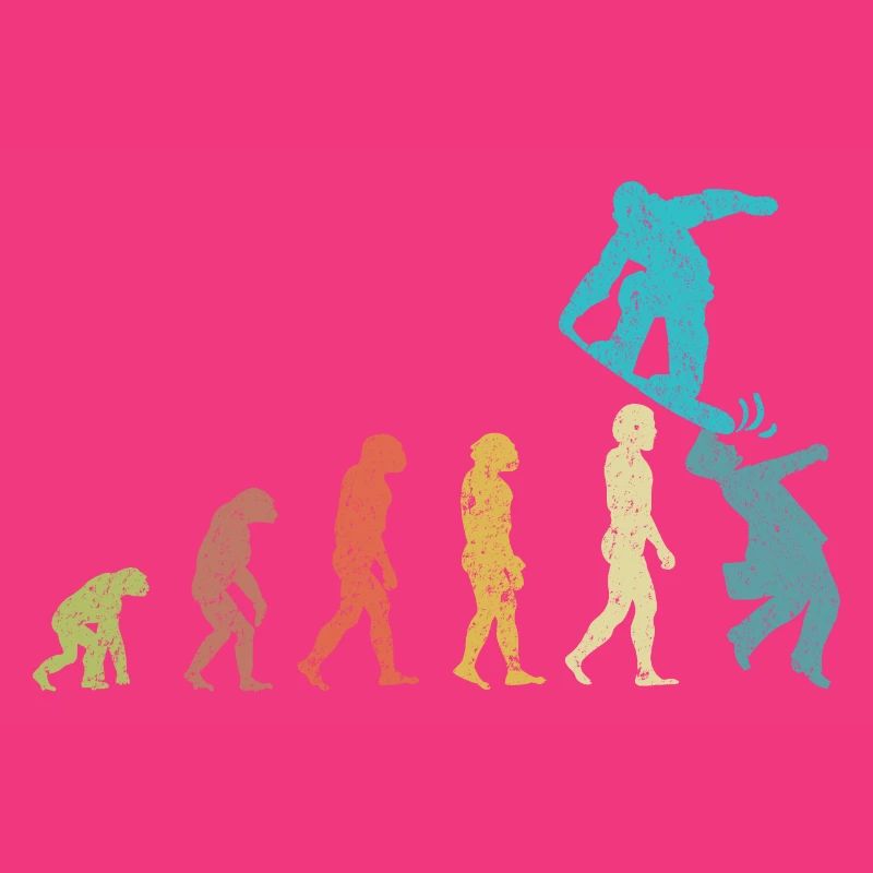 Snowboarder Evolution Snowboarding Winter Sport