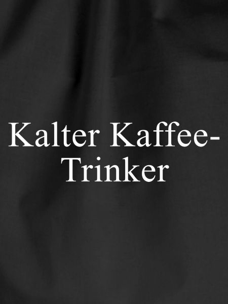 Kalter Kaffee-Trinker