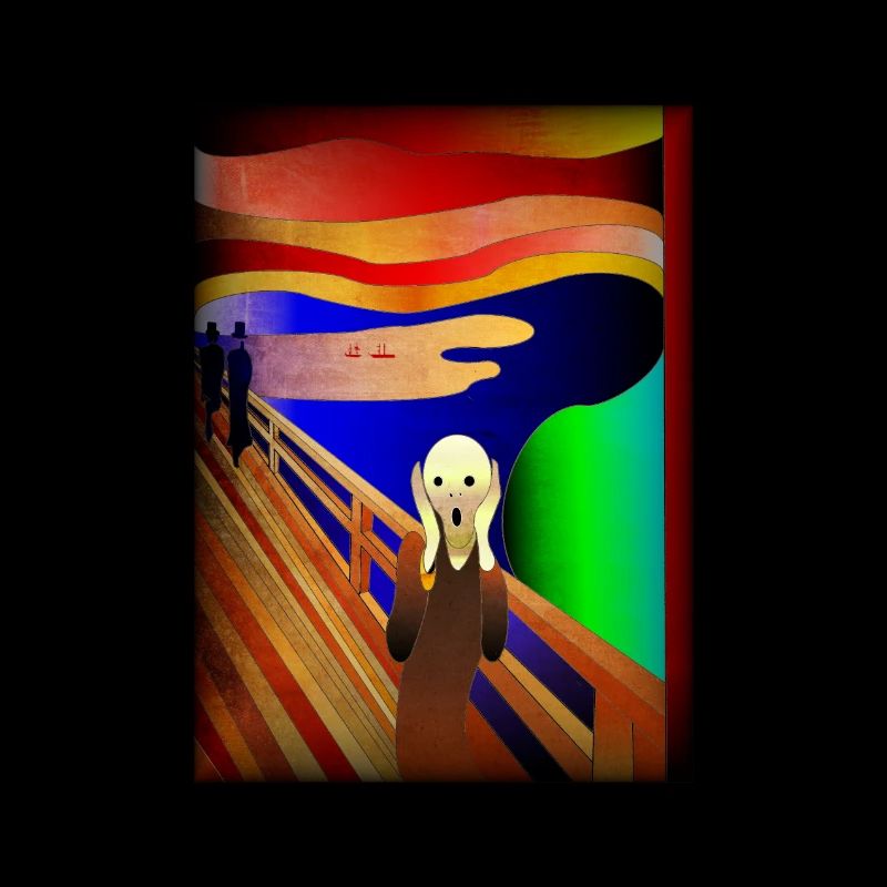 Le cri par Edvard Munch - Mon interprétation.