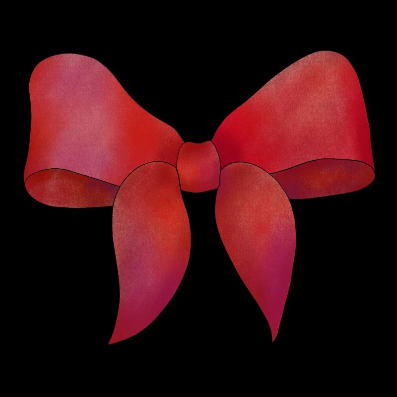 Red carnival bow