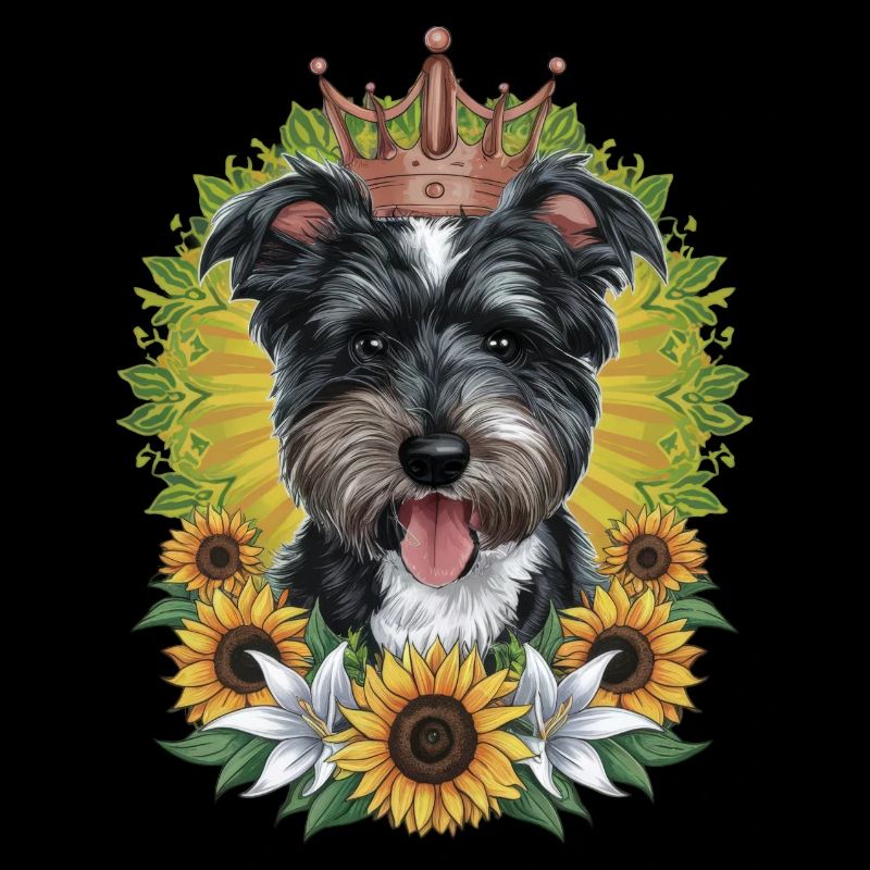 Conception de dessin animé mignon avec Norfolk Terrier