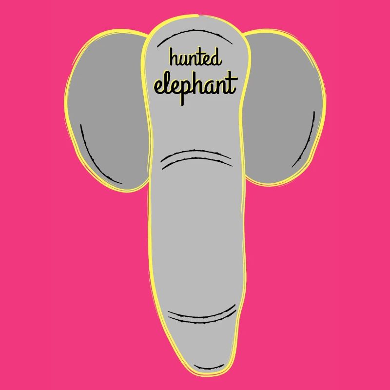 Lustiger Elefant oder großer Penis Design Shirt