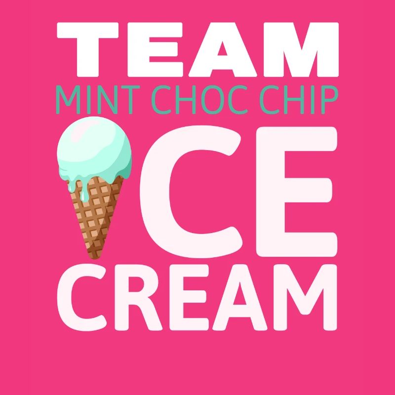 Team Mint Choc Eiswaffel Eiscreme Eis