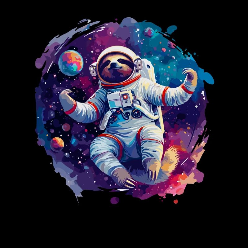 Sloth Astronaut - A Space Trip In