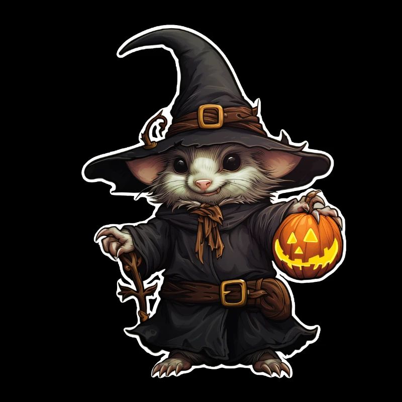 Halloween Mouse Wizard