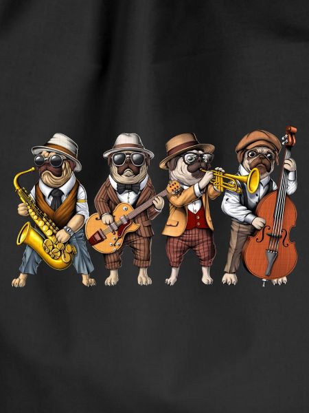 Pug Dog Jazz Musicians