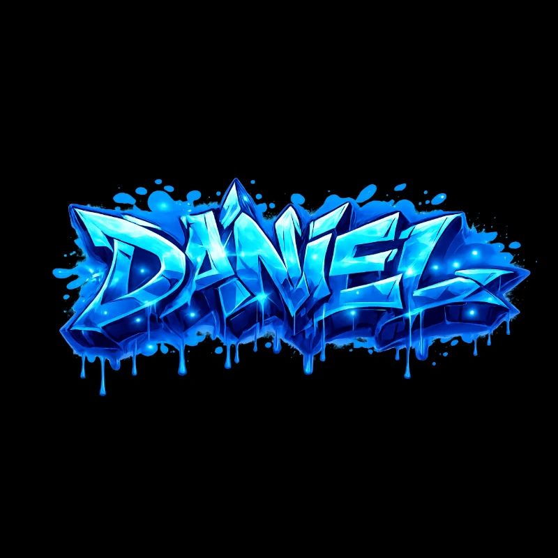 Graffiti DANIEL Name Geschenk Ideal druckbar