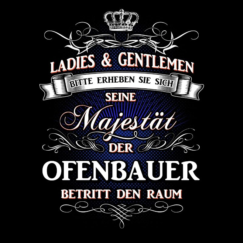 Männer-T-Shirt Beruf Ofenbauer