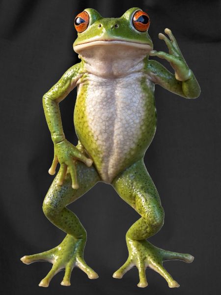 Tanzender Frosch