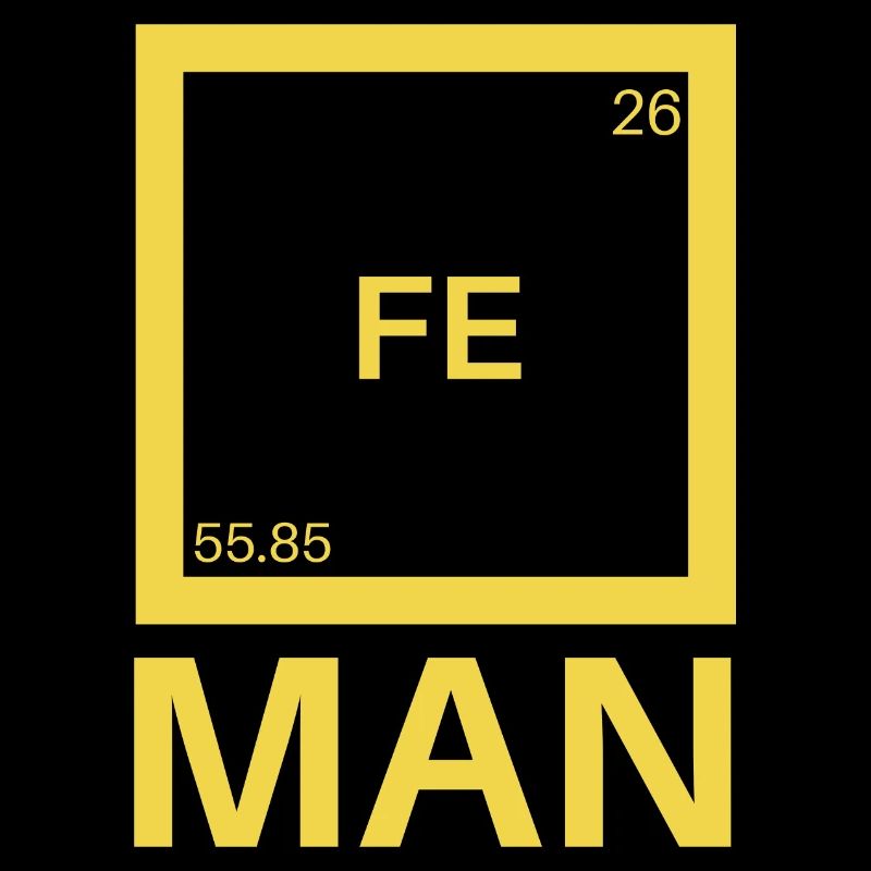 FE MAN 55.58 Éléments chimiques du fer Fer 26