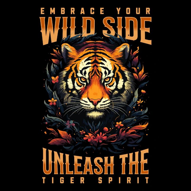 Tiger, Tiger Head, Big Cat, Predator, Strong, Power
