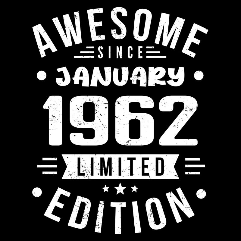 Januar 1962 - Geburtstag Januar 1962 I Januar 1962