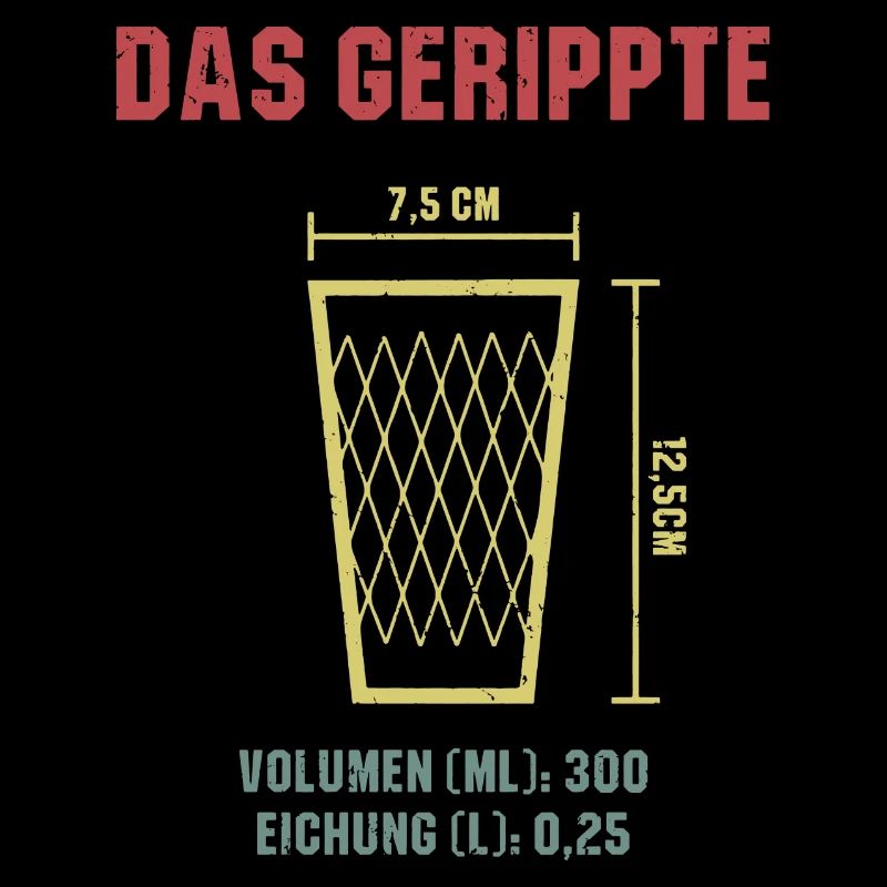 Das gerippte Äppelwoi Hessisch Apfelwein Hessen