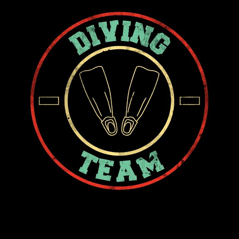 Diving Team Taucher Mannschaft Geschenk