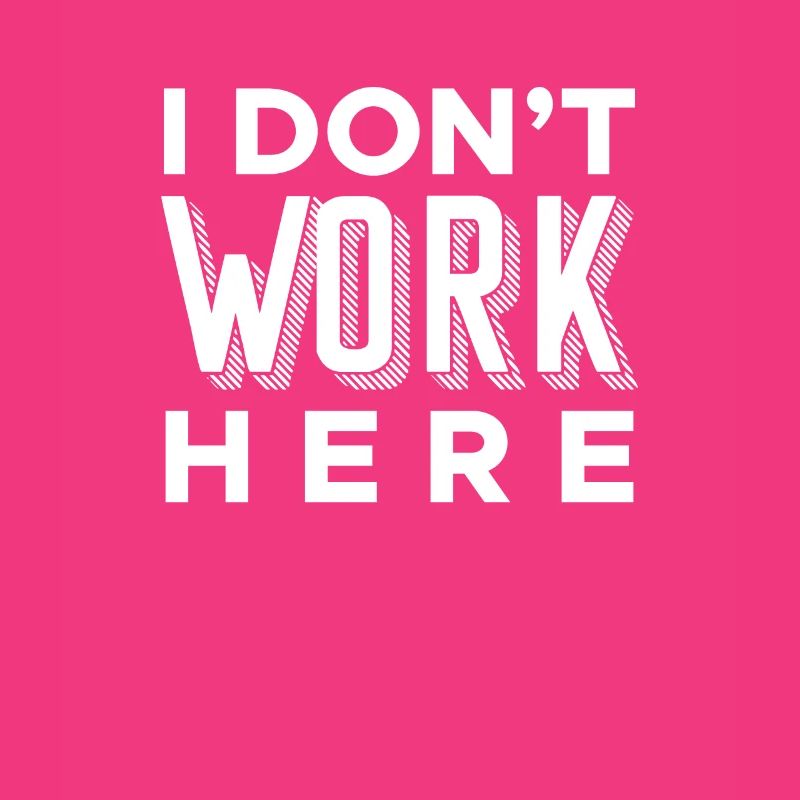 I Dont Work Here Azubi Shirt Geschenk