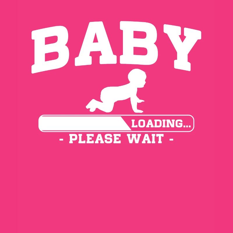 Bébé Loading Please Wait - Ventre de bébé Maman 2021