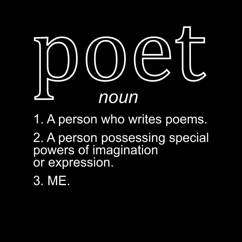 Poet Definition Geschenk Dichter